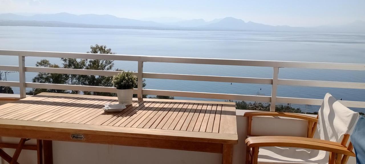 לוטראקי Atlas-Unlimited Sea View Apartment מראה חיצוני תמונה
