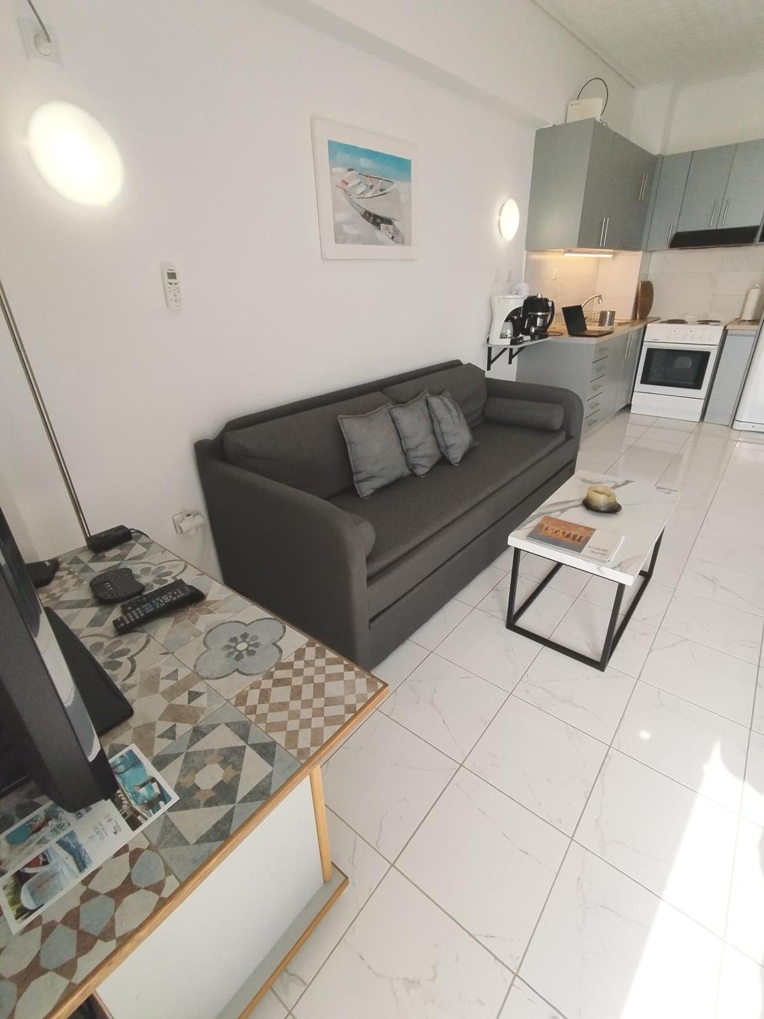 לוטראקי Atlas-Unlimited Sea View Apartment מראה חיצוני תמונה
