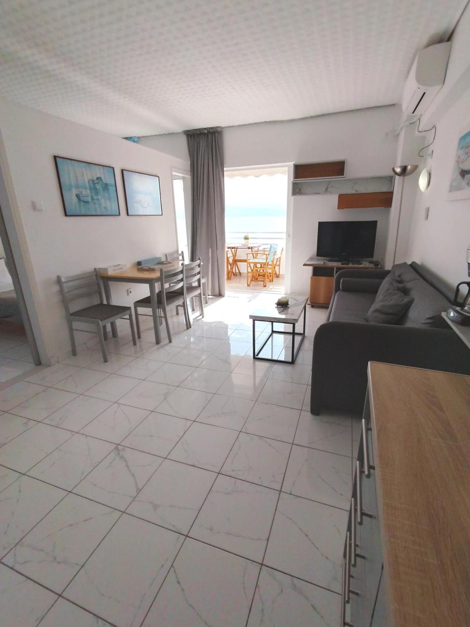 לוטראקי Atlas-Unlimited Sea View Apartment מראה חיצוני תמונה