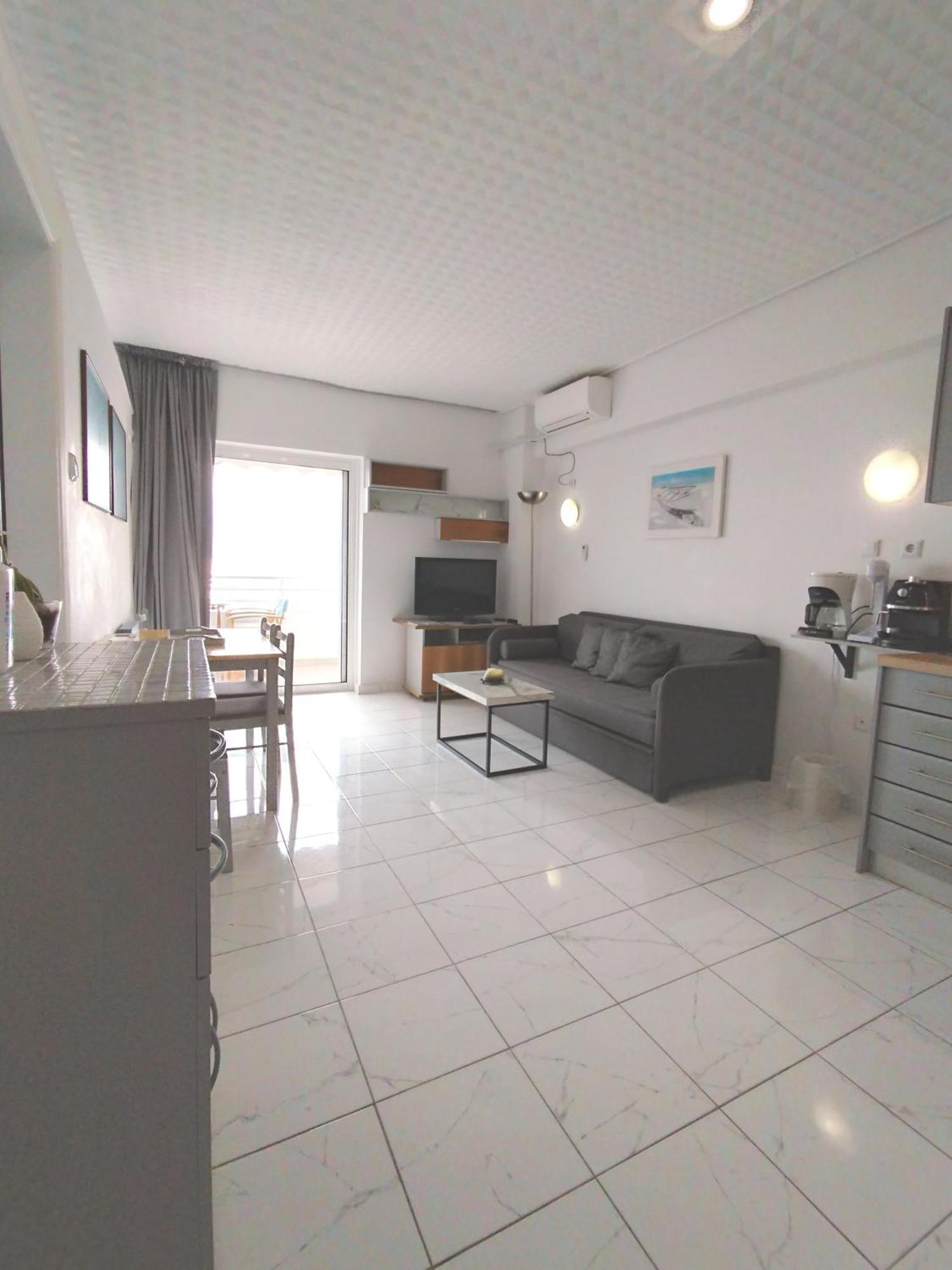 לוטראקי Atlas-Unlimited Sea View Apartment מראה חיצוני תמונה